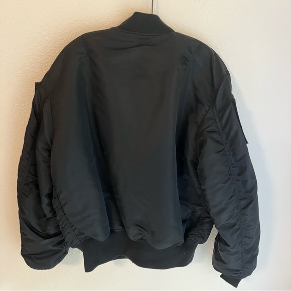 NWT Mitchell & Ness X Alpha Industries MA-1 Flex Bomber Jacket - Picture 8 of 8